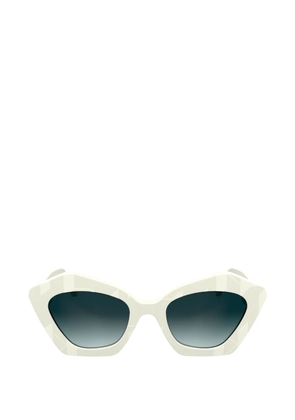 Karl Lagerfeld geometric-frame sunglasses - White