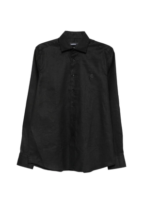 Karl Lagerfeld logo-embroidered shirt - Black