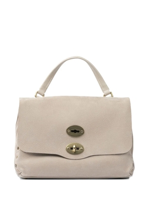 Zanellato studded-detail turn-lock tote bag - Grey