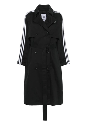 adidas twill trench coat - Black