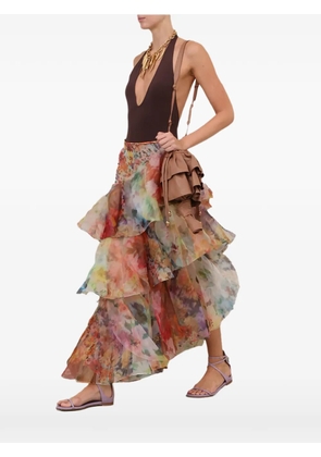 ZIMMERMANN Luna halter-neck bodysuit - Brown