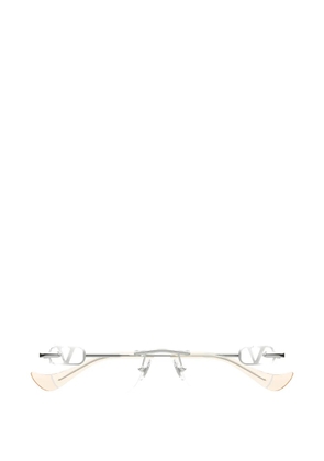 VALENTINO GARAVANI EYEWEAR VLogo rimless glasses - Silver