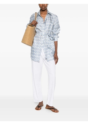 Private 0204 straight-leg jeans - White