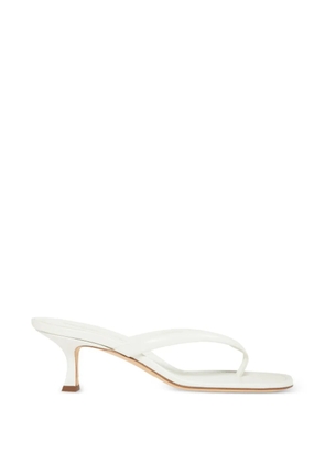 Manolo Blahnik 5mm Paterno thong-strap sandals - White