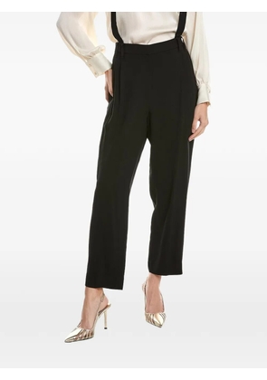 Brunello Cucinelli suspender-detail tailored trousers - Black