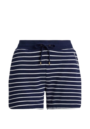 Lauren Ralph Lauren striped drawstring shorts - Blue