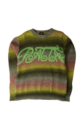 PATTA Curlies intarsia-knit sweater - Green