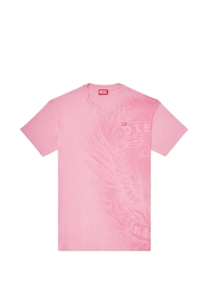 Diesel pigment-print T-shirt - Pink