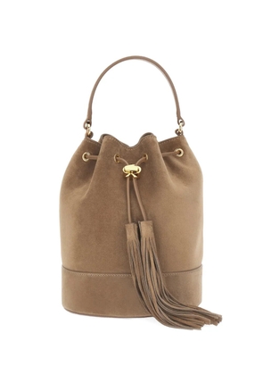 Gianvito Rossi Sienna tassel-detail bucket bag - Neutrals