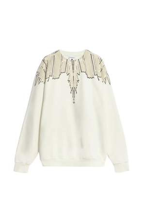 COUNTY OF MILAN graphic crew-neck sweatshirt - Neutrals