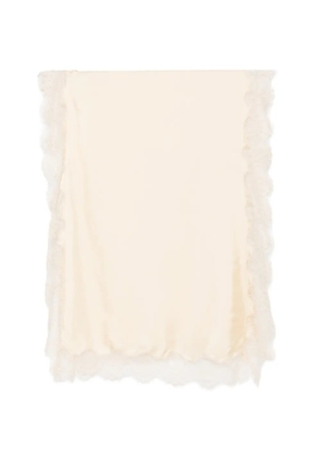 ZIMMERMANN lace-trim scarf - Neutrals
