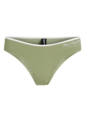 Karl Lagerfeld Hotel Karl bikini bottom - Green