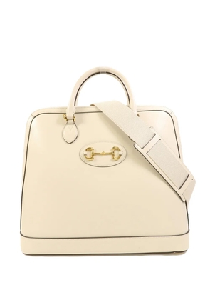 Gucci Pre-Owned 1955 Horsebit shoulder bag - White