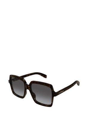 Saint Laurent Eyewear square-frame sunglasses - Brown