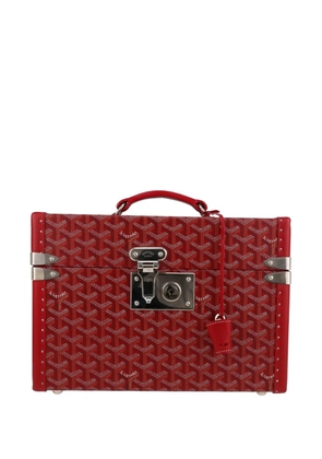 Goyard Pre-Owned Vanity Sardaigne canvas and leather handbag - Red
