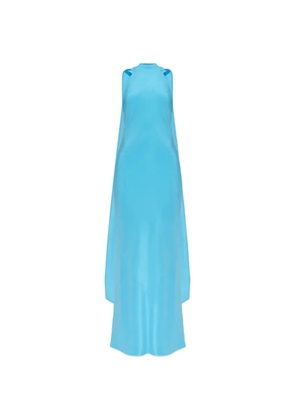 Cult Gaia Doe halterneck draped-panel dress - Blue