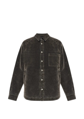 Jacquemus Boulanger corduroy-effect chest-pocket jacket - Grey