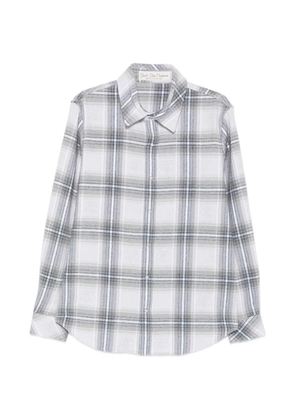 GOD'S TRUE CASHMERE tartan shirt - Grey