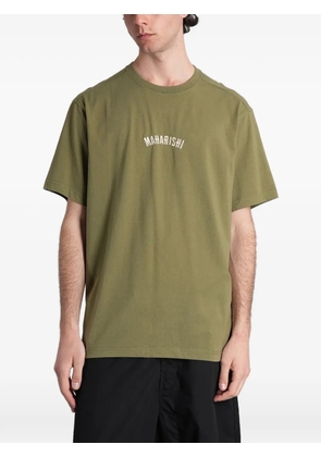 Maharishi embroidered-logo T-shirt - Green