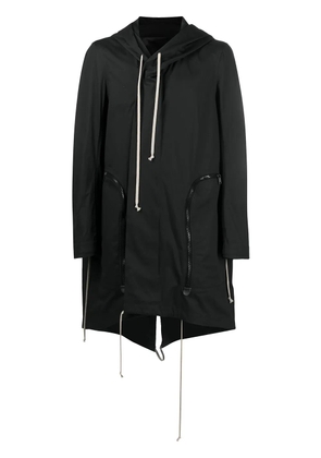 Rick Owens oversized pocket hooded parka - Black