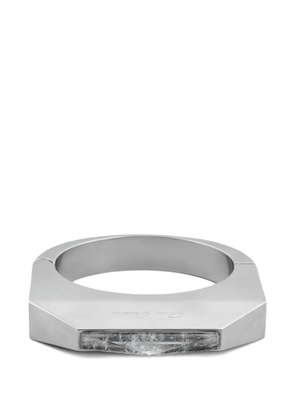 Rick Owens crystal-embellished pyramid bracelet - Silver