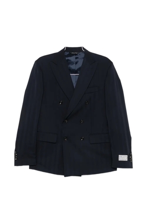 LC23 double-breasted pinstripe blazer - Blue