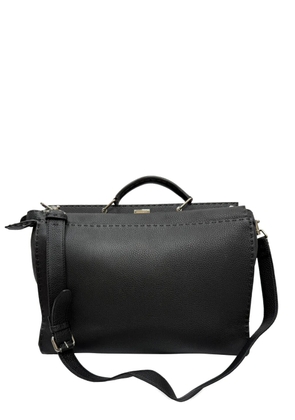 Fendi Pre-Owned Selleria Peekaboo top handle bag - Black
