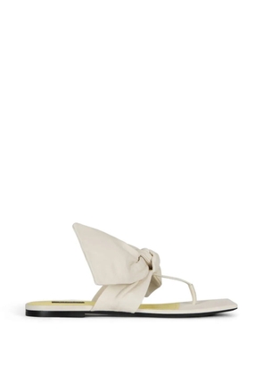 Givenchy Boudoir bow flat sandals - White