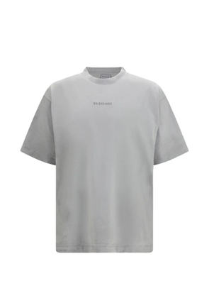 Balenciaga logo-print medium-fit T-shirt - Grey