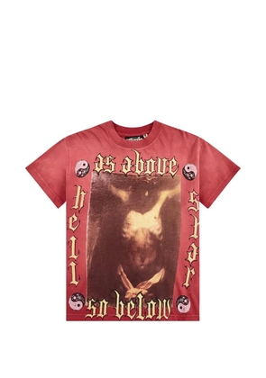 HELLSTAR graphic-print T-shirt - Red
