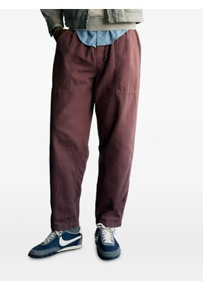 Imogene + Willie Ventura cotton-canvas trousers - Purple