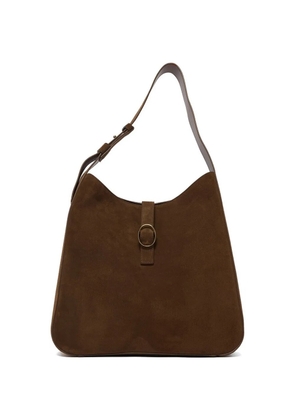 Orciani Gea suede shoulder bag - Brown
