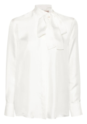 Blanca Vita Campanula silk shirt - White