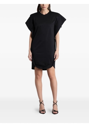 IRO draped cap-sleeve dress - Black