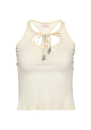 SULTRY VIRGIN sleeveless tank top - Neutrals