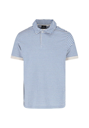 Paul Smith striped polo shirt - Blue