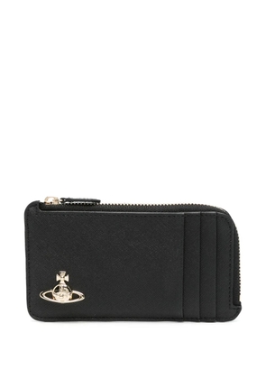 Vivienne Westwood zip card holder - Black