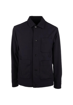 Paul & Shark button-up patch-pocket jacket - Blue