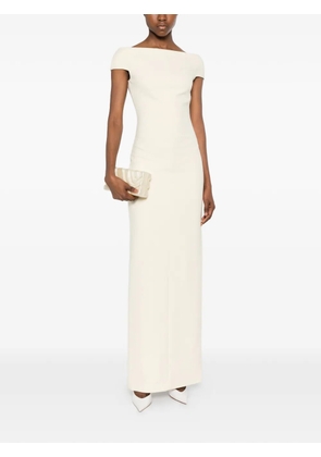 Solace London Kyra off-the-shoulder maxi dress - Neutrals