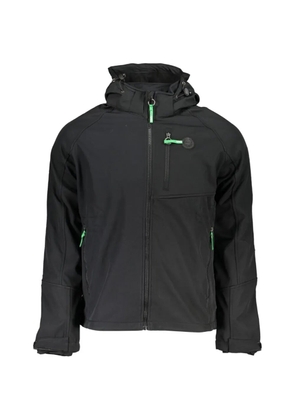 Gian Marco Venturi Vintage hooded zip-up jacket - Black