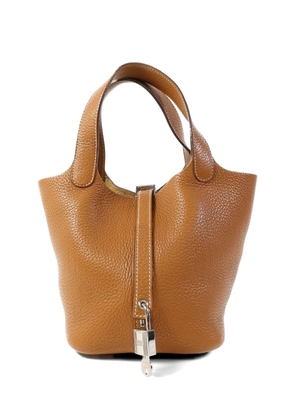 Hermès Pre-Owned PM Picotin leather tote bag - Brown