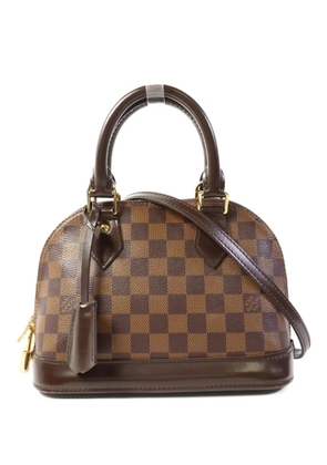 Louis Vuitton Pre-Owned Alma BB Damier Ebene tote bag - Brown