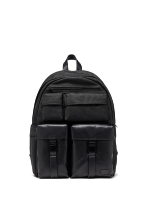 Diesel multi-pocket buckle-fastening backpack - Black