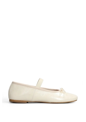 anniel bow-detail elasticated-strap ballet flats - Neutrals