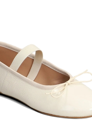 anniel bow-detail elasticated-strap ballet flats - Neutrals