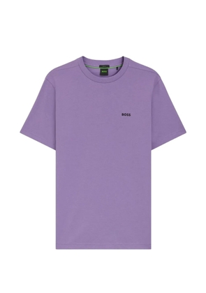 BOSS crew-neck short-sleeve T-shirt - Purple
