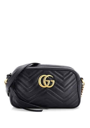 Gucci Pre-Owned GG Marmont Shoulder Bag Matelasse Leather Small crossbody bag - Black