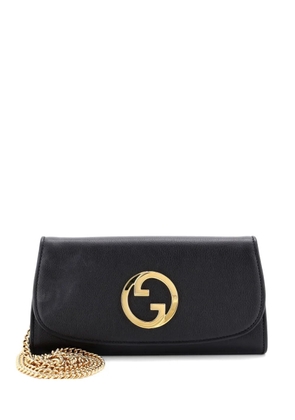 Gucci Pre-Owned Blondie NM Continental Chain Wallet Leather crossbody bag - Black