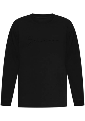 Givenchy embossed-logo T-shirt - Black