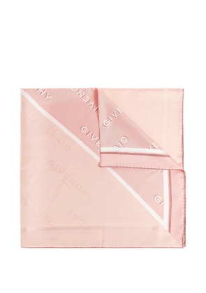 Givenchy logo-print scarf - Pink